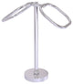Two Ring Oval Guest Towel Holder, Polished Chrome