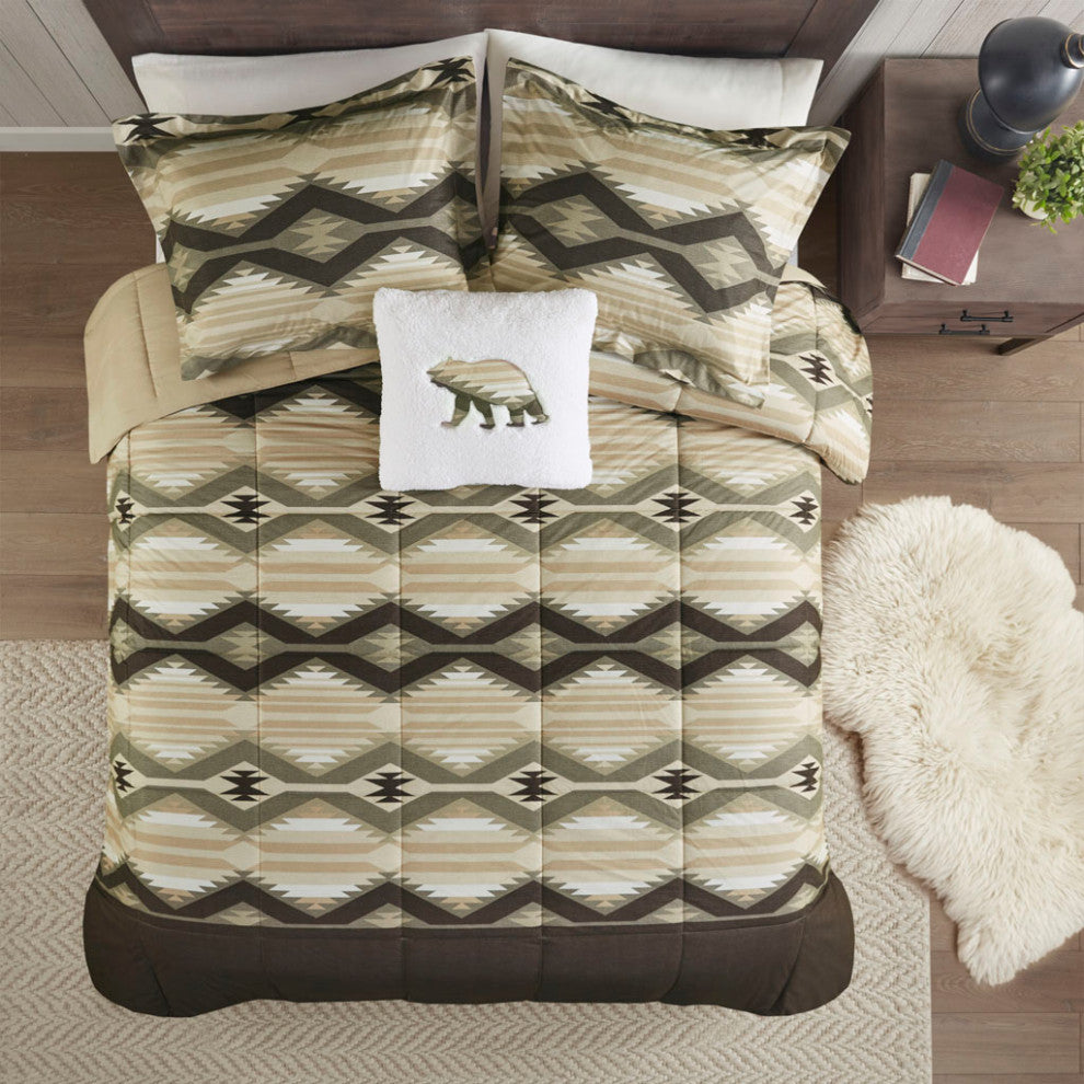 Woolrich Emmet Creek Down Alternative Comforter Set With Throw Pillow