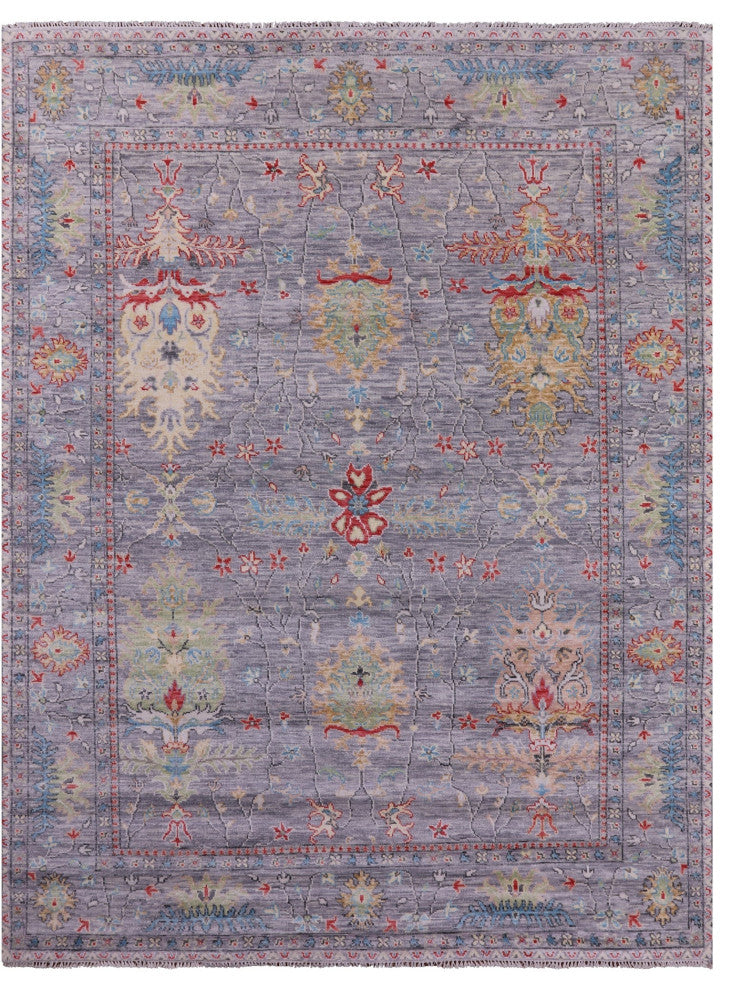 Handmade Turkish Oushak Wool Rug 9' 0" X 12' 0" - Q15608