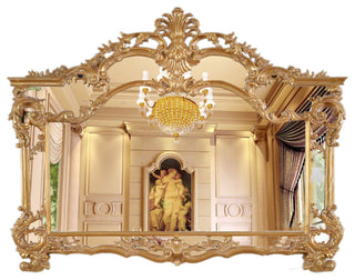 Rosia 55.12" Framed Accent Mirror, Gold