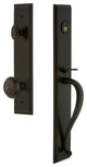 Carre' 1-Piece Dummy Handleset, S Grip and Windsor Knob, Timeless Bronze, 849233