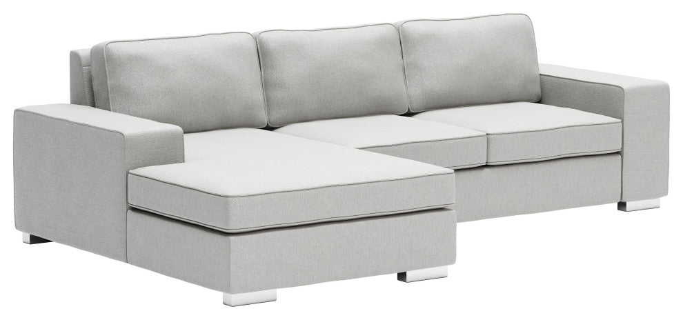 Brickell Sectional Light Gray