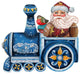 Holidays Train, Free Standing Garden Decor, Set of 3