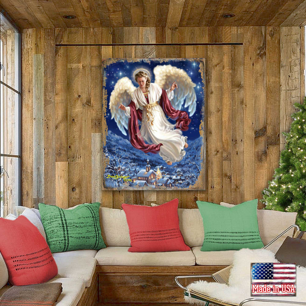 Peace on Earth Wooden Block, 48 X 36