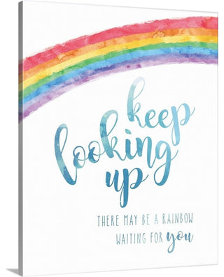 Keep Looking Up Wrapped Canvas Art Print, 24"x30"x1.5"