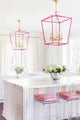 Designer Ghost Style Molded Plastic Bar Height Kitchen Stools For Dining, Clear, Single Chair