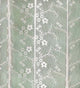 Priscilla Lace White Kitchen Curtain, 36" Tier