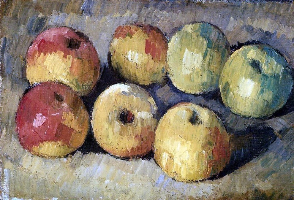 Paul Cezanne Apples, 18"x27" Gallery Wrapped Canvas Print