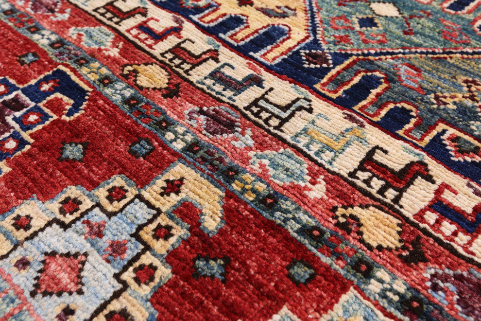 2' 0" X 4' 11" Runner Persian Fine Serapi Hand Knotted Wool Rug - Q12460