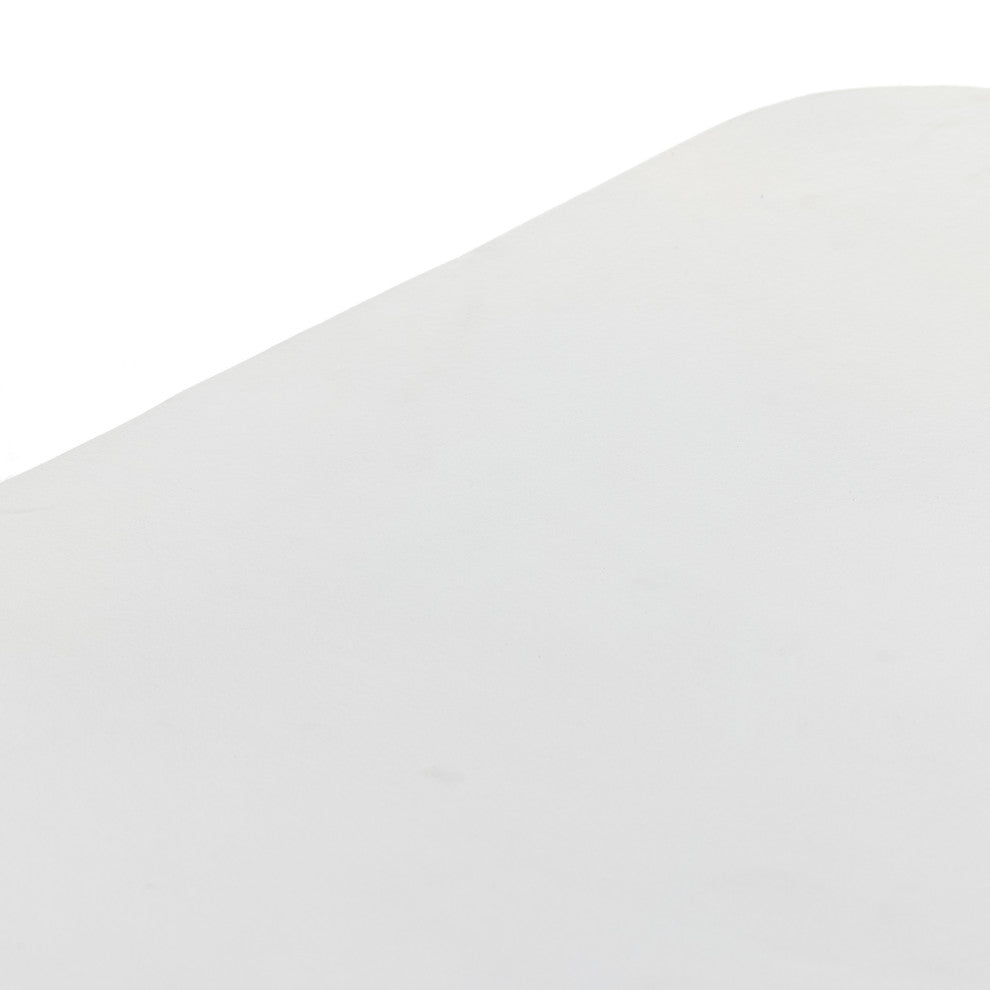 Basil Square Outdoor End Table-White