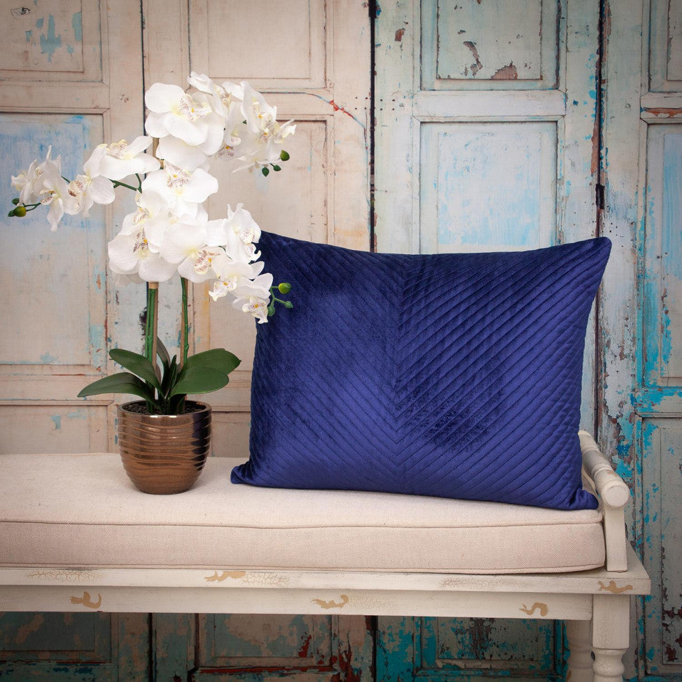 Parkland Collection Miki Blue Throw Pillow