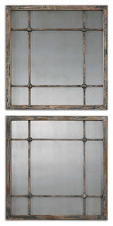 Saragano Square Mirrors, Set of 2 By Designer Grace Feyock
