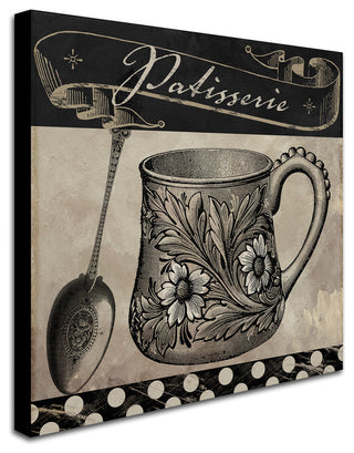 Color Bakery 'Bistro Parisienne III' Canvas Art, 24"x24"