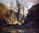 Jean-Baptiste-Camille Corot Smugglers Wall Decal