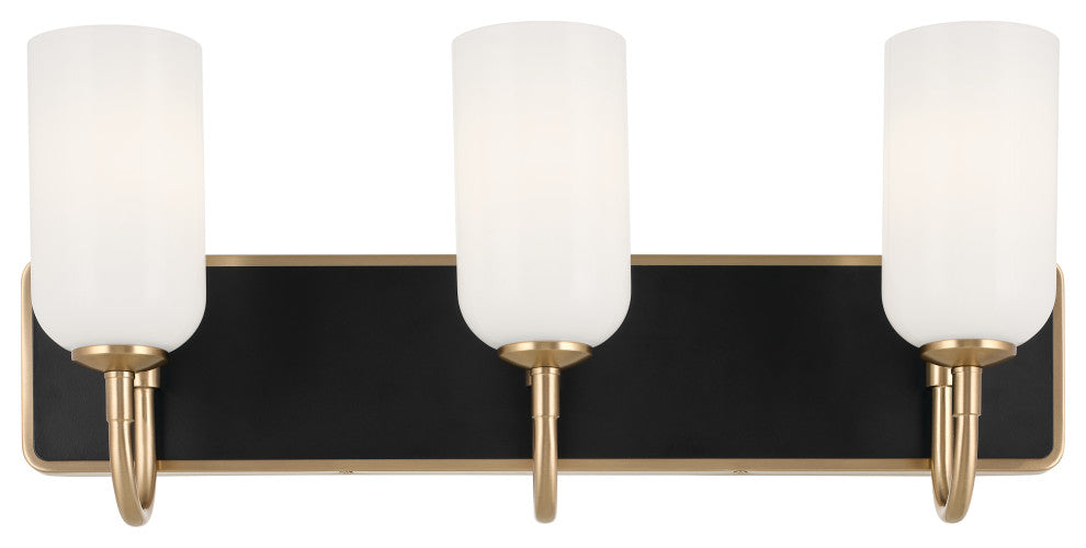 Solia 1 Light Wall Sconce, Brushed Nickel, Champagne Bronze, 3 Light