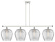 Innovations 516-4I-WPC-G462-12 4 Light Island Light, White, Polished Chrome