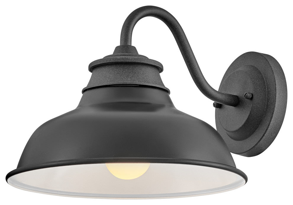 Hinkley Wallace Small Gooseneck Barn Light, Aged Zinc