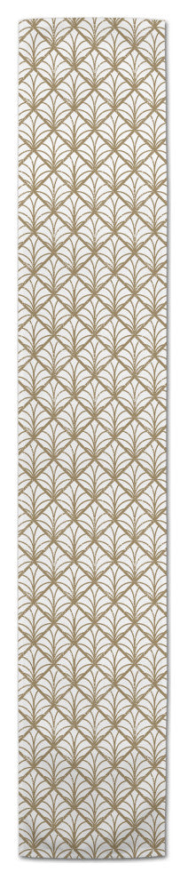 Gold Art Distress 16x90 Poly Twill Table Runner