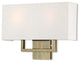 Livex Lighting Pierson Light ADA Wall Sconce, Antique Brass