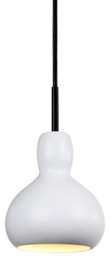 Venus Mini Pendant, Satin White