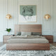 Nova Domus Asus Italian Modern Walnut Bed, Eastern King