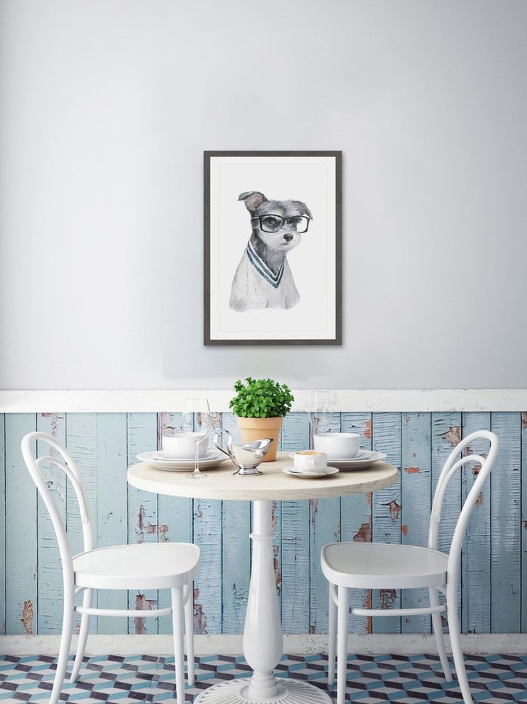 "Le Penseur" Framed Painting Print, 24"x36"