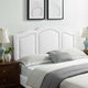 Headboard, Full Queen Size, Velvet, White, Modern Contemporary, Bedroom Master