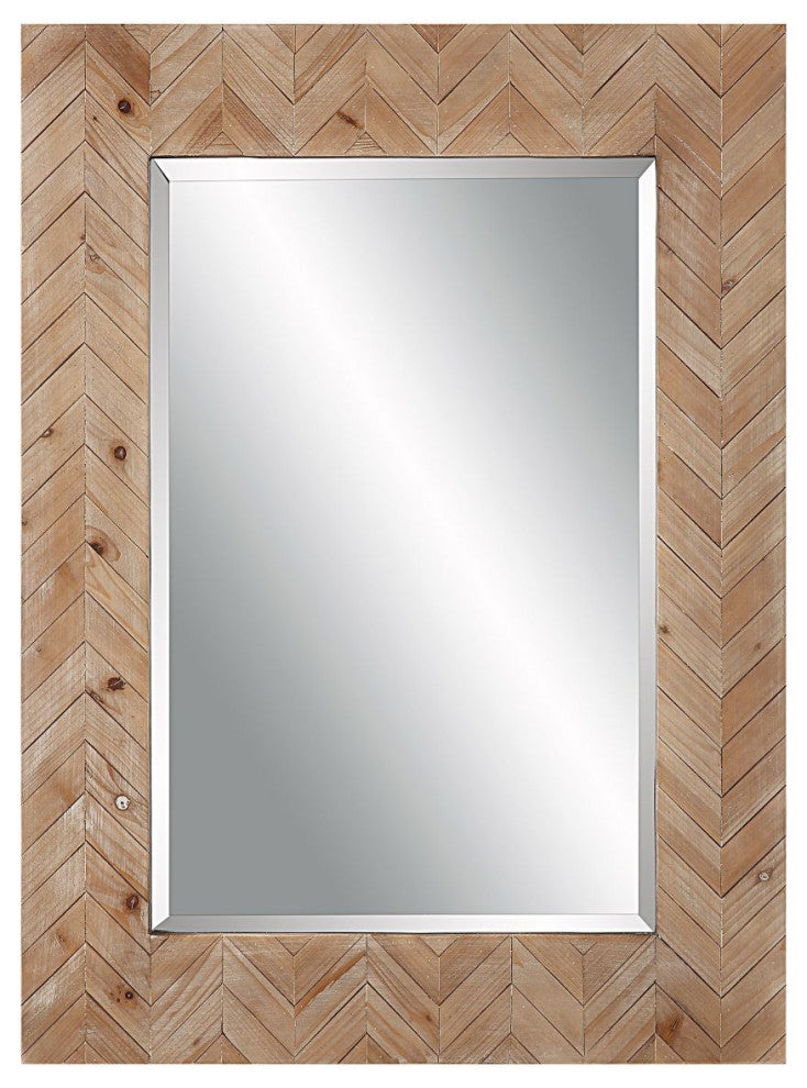 Uttermost Demetria Wooden Mirror, Small