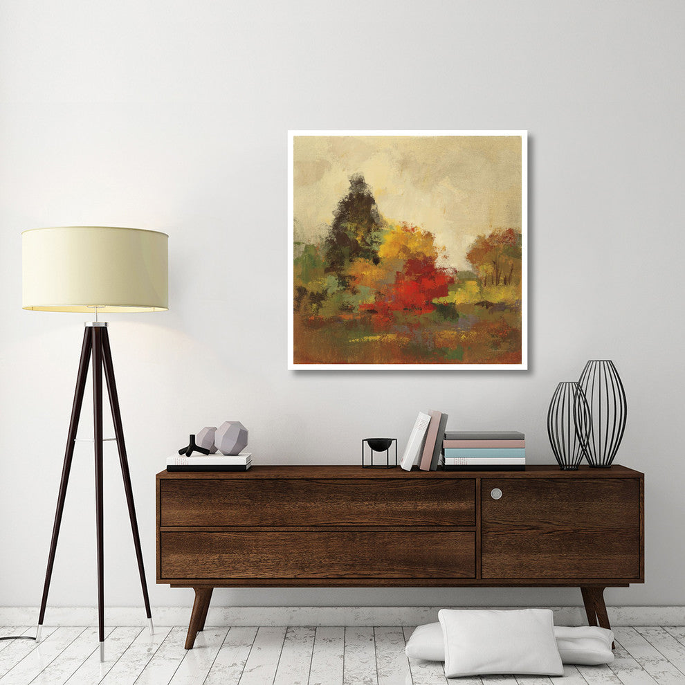 "Fall Forest I" Digital Paper Print by Silvia Vassileva, 42"x42"