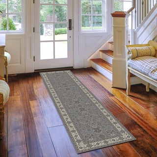 Antiquity Ledbury Runner, Gray, 2'6" x 10', Persian