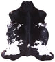 Black and White Natural Cowhide Rug 6' 9" X 5' 11" C2201