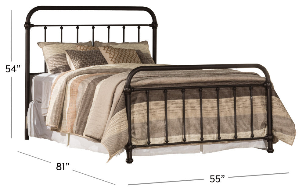 Hillsdale Kirkland Full Metal Bed With Metal Frame