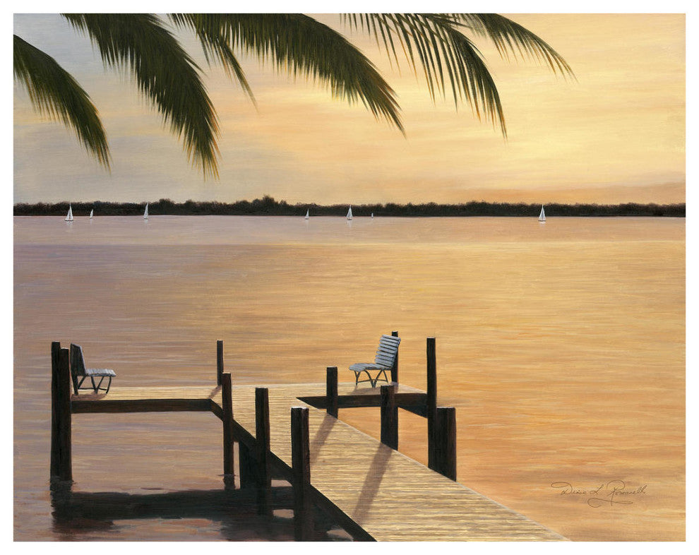 "Dream River" Digital Paper Print by Diane Romanello, 30"x24"