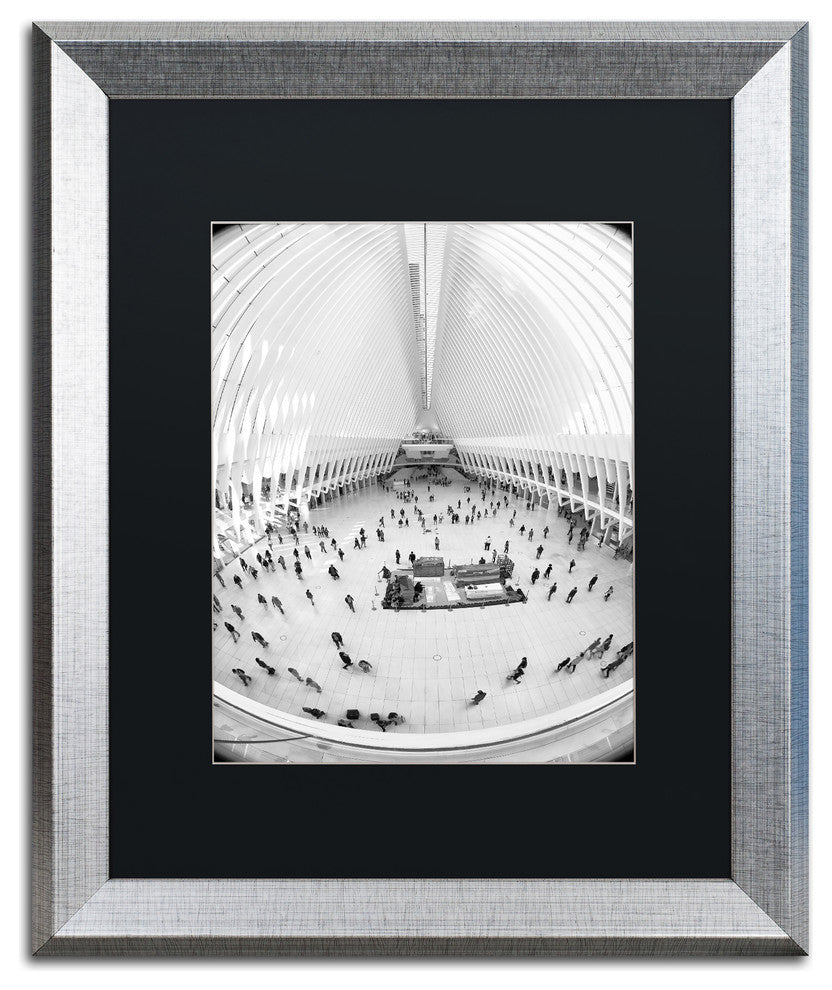CATeyes 'Oculus WTC' Matted Framed Art, Silver Frame, Black Mat, 16x20