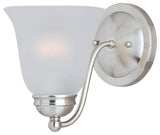 Maxim 2120FT Basix 8" Tall Bathroom Sconce - Satin Nickel