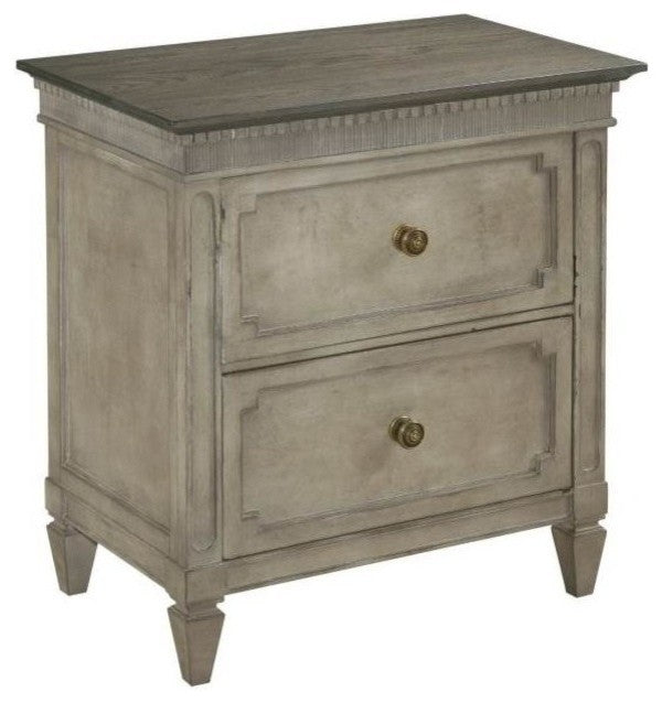 American Drew Savona AX 2-Drawer Nightstand, Versaille 654-420