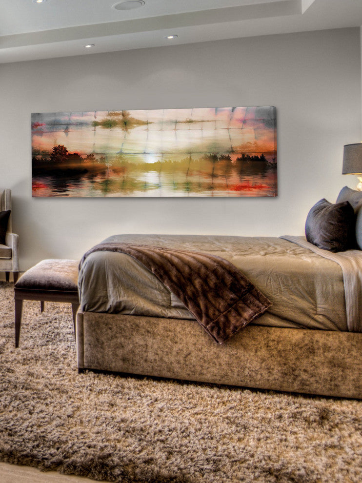"Painted Sunset" Fine Art Canvas Print, 60"x20"