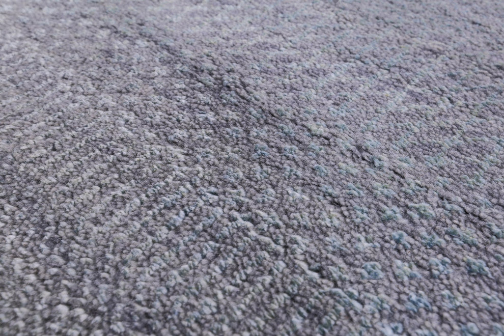 Savannah Grass Handmade Wool and Silk Rug 6' 1" X 9' 2" Q11408