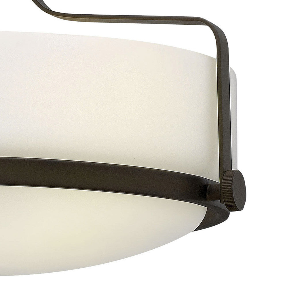 Hinkley Harper 14.5" Semi-Flush Ceiling Light, Oil Rubbed Bronze
