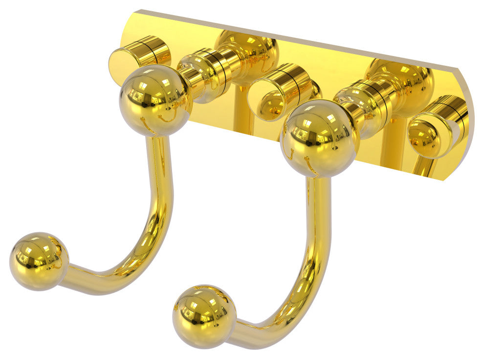 Prestige Skyline 2 Position Multi Hook, Polished Brass