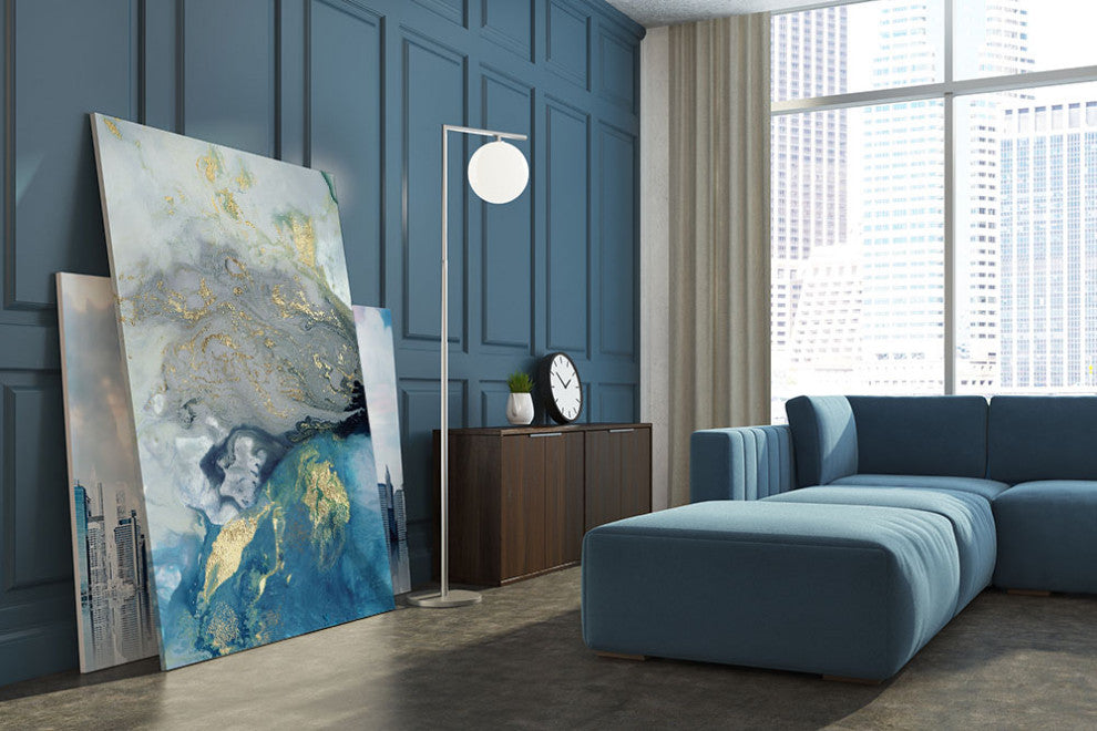 "Ocean Splash I" Fine Art Giant Canvas Print, 48"x72"