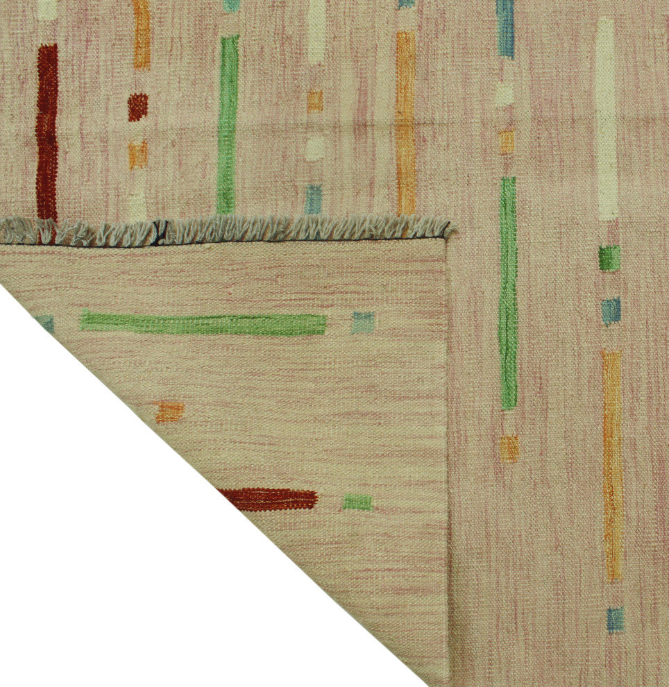 Winchester Kilim Tod Purple/Rust Rug, 4'1x6'0