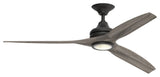 Fanimation Spitfire-KIT-LK Spitfire 60" 3 Blade Indoor / Outdoor - Black /