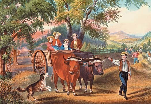 Haying Time - Fine Art Giclee Print 24" x 36"