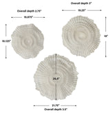 Ocean Gems Coral Wall Decor, Set/3"
