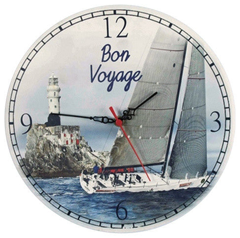 Bon Voyage Clock