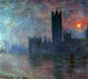 Claude Oscar Monet Houses of Parliament, Gallery Wrapped Canvas Print, 20"x25"