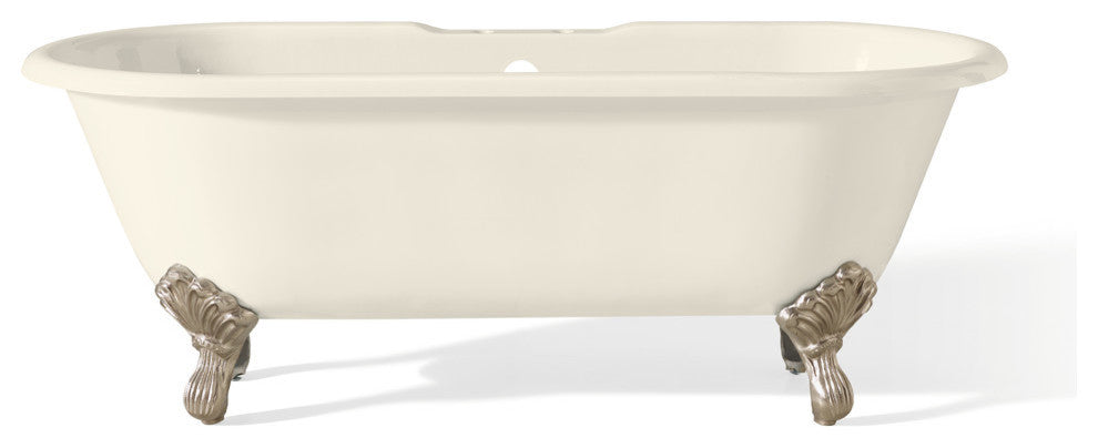 Cheviot Products Regal Cast Iron Bathtub With Faucet Holes and Shaughnessy