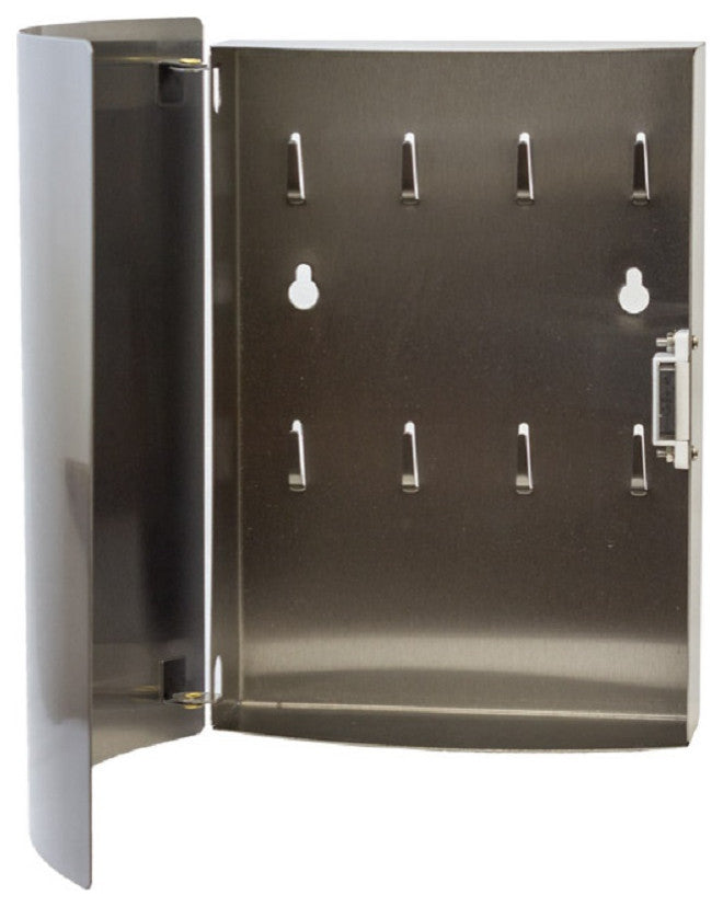 Wall Mounted Key Keeper, Stainless Steel