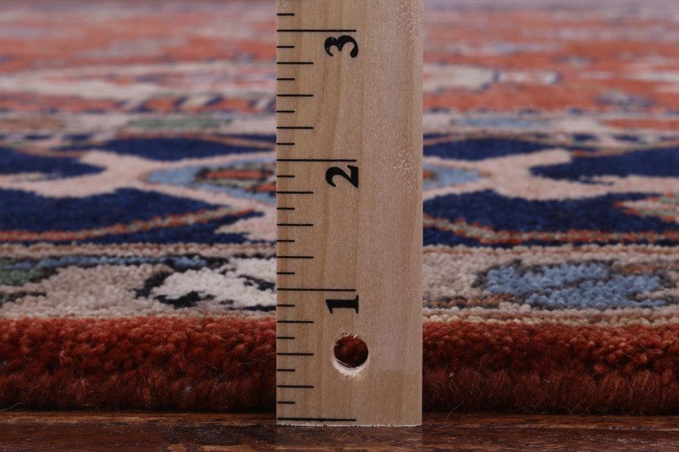 Handmade Persian Fine Serapi Wool Rug 9' 0" X 11' 11" - Q16023